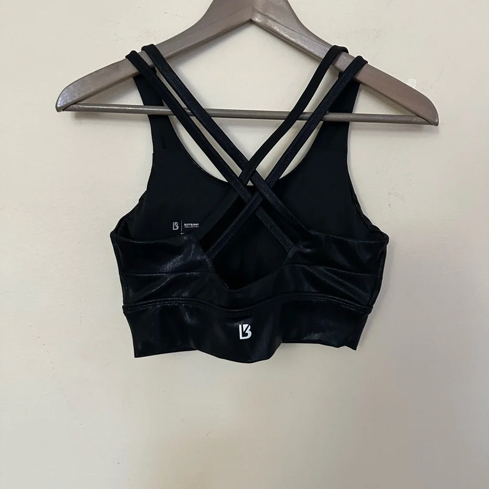 Buffbunny Rosa Sports Bra V2! Black - Picture 6 of 8